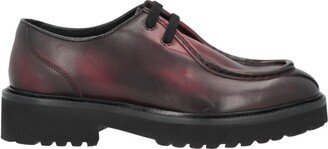 Lace-up Shoes Burgundy-AK