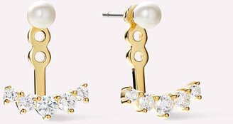 Gold Stud Earrings - Kira