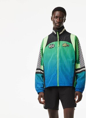 Men’s Ombré Checkerboard Track Jacket