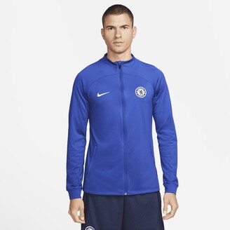 Chelsea FC Strike Men's Dri-FIT Soccer Track Jacket in Blue