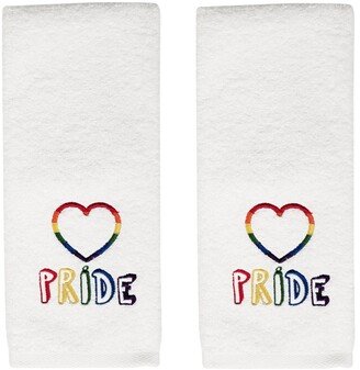 Pride Heart 2-Pc. Hand Towel Set, 30