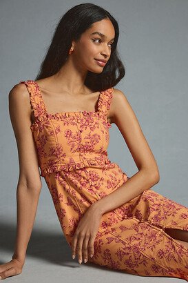 By Anthropologie The Linden Slim Square-Neck Dress