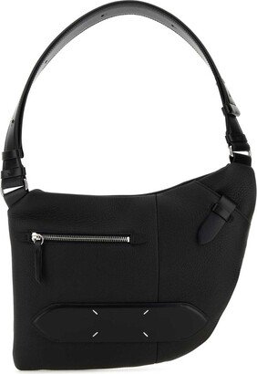 Four-Stitch Zipped Shoulder Bag-AA