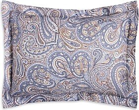 Schlossberg Perinn Bleu Flanged Pillow Sham, King