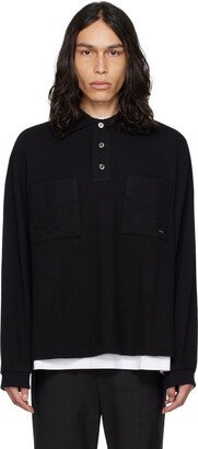 Black Hardware Polo