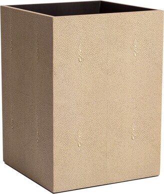 Posh Trading Company Chelsea Waste Bin - Shagreen Natural