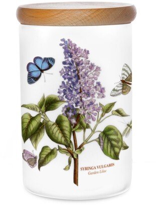 Botanic Garden Medium Canister - White/multi