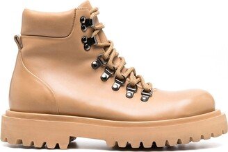 Wisal lace-up leather boots