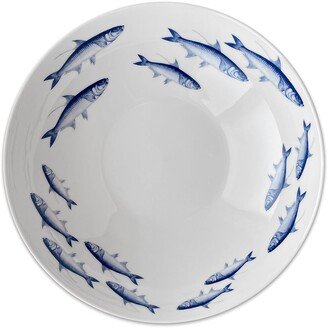 School of Fish Wide Serving Bowl, 11.5