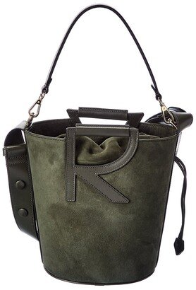 Medium Suede Bucket Bag-AA