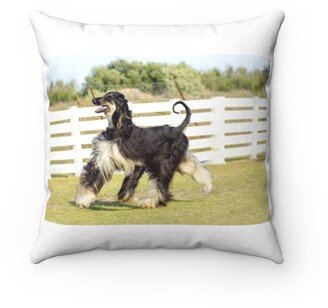 Afghan Hound Pillow - Throw Custom Cover Gift Idea Room Decor