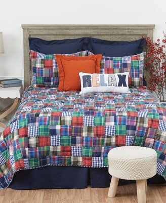 Madras Plaid Queen Quilt