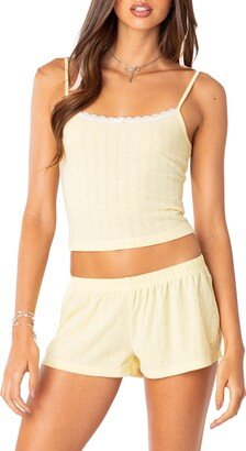 EDIKTED Irene Pointelle Camisole