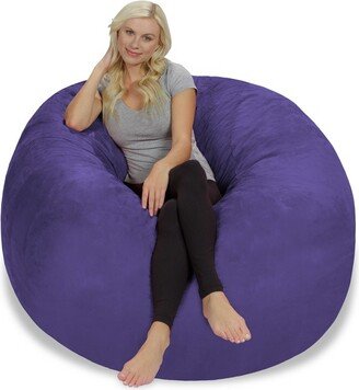 5' Large Bean Bag Chair with Memory Foam Filling and Washable Cover - Relax Sacks