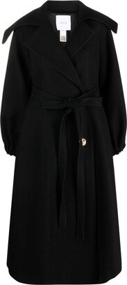 Double-Breasted Belted Coat-AE