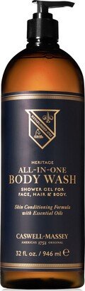 Caswell Massey Heritage All-In-One Body Wash, 32-oz.