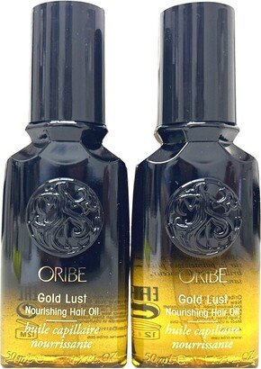 1.7Oz 2Pk Gold Lust Nourishing Hair Oil-AB