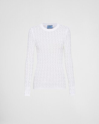 Cotton Crew-neck Sweater-AA