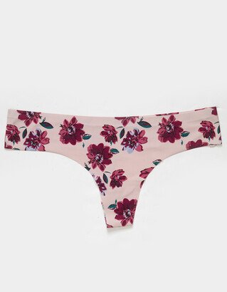 Floral Lasercut Thong-AA