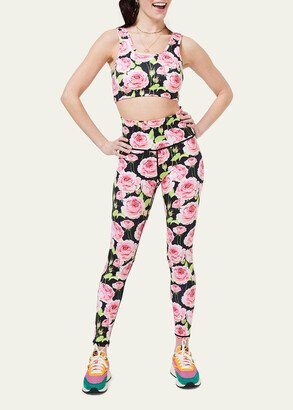 TLC Rose High-Rise 7/8 Leggings