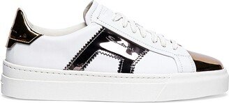 Leather Low-Top Sneakers-AA