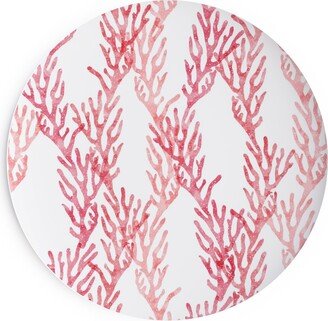 Salad Plates: Coral - Pink Salad Plate, Pink