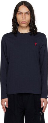 Navy Ami De Cœur Long Sleeve T-Shirt