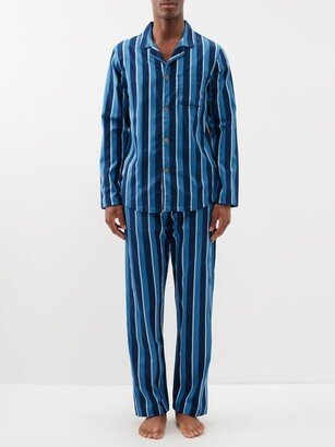 Royal Checked Cotton-flannel Pyjamas