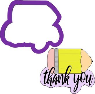 Thank You Pencil Cookie Cutter - School Cutters Fondant Polymer Clay