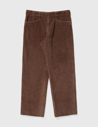 Corduroy Cropped Trousers-AB