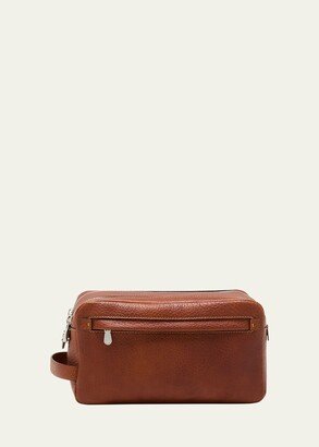 Men's Leather Toiletry Bag-AA