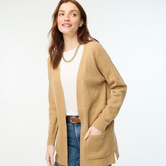 Women's Long Cardigan Sweater In Extra-Soft Yarn