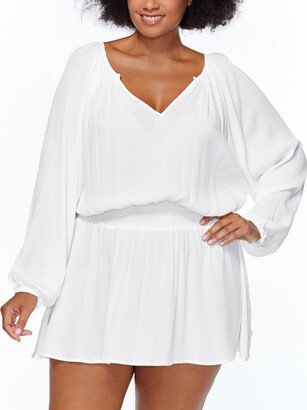 Trendy Plus Size Maui Swim Cover-Up Dress