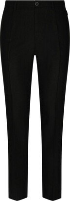 Mid-Rise Tailored Trousers-AJ