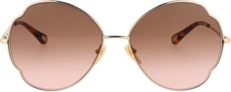 Round Frame Sunglasses-DB