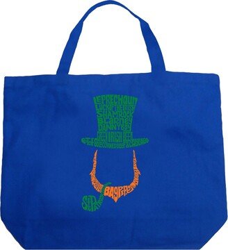 Leprechaun - Large Word Art Tote Bag