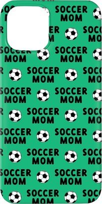 Custom Iphone Cases: Soccer Mom - Green Phone Case, Slim Case, Matte, Iphone 11 Pro Max, Green