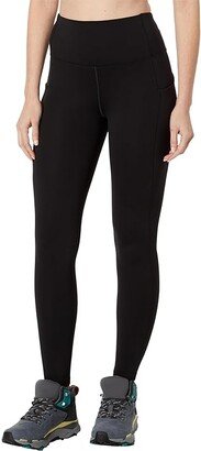 Essent Warm High-Rise Leggings 26 (Black) Women's Casual Pants