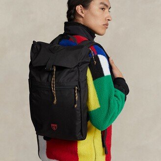 Flap-Top Canvas Backpack