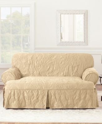 Matelasse Damask Slipcover Collection