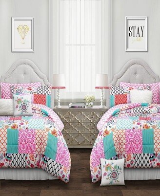 Brookdale Patchwork 5-Pc. Twin Xl Comforter Set