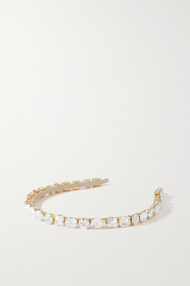 Eclat Swarovski Crystal-embellished Gold-plated Headband - One size