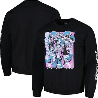 Men's and Women's Black One Piece Graphic Fleece Sweatshirt