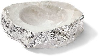 Casca Crystal Bowl, Silver