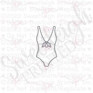 Knotted V Bathing Suit Cookie Cutter