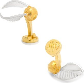 3D Golden Snitch Cufflinks