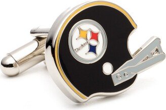 Retro Pittsburgh Steelers Helmet Cufflinks