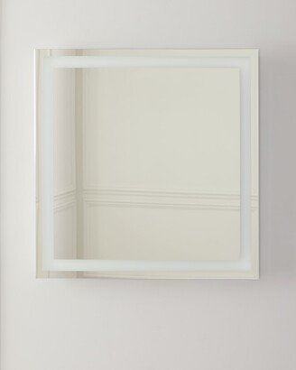 Square LED Mirror with Defogger and Dimmer, 3000K/4000K/5000K, 30Sq.