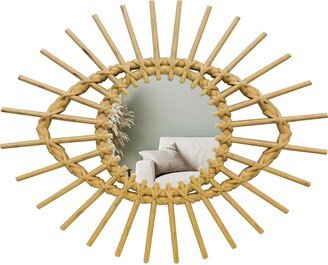 Rattan Eye Wall Mirror