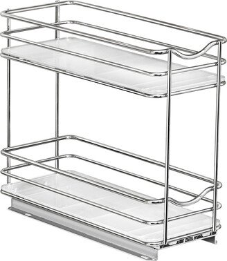 LYNK Narrow Double Spice Rack Chrome